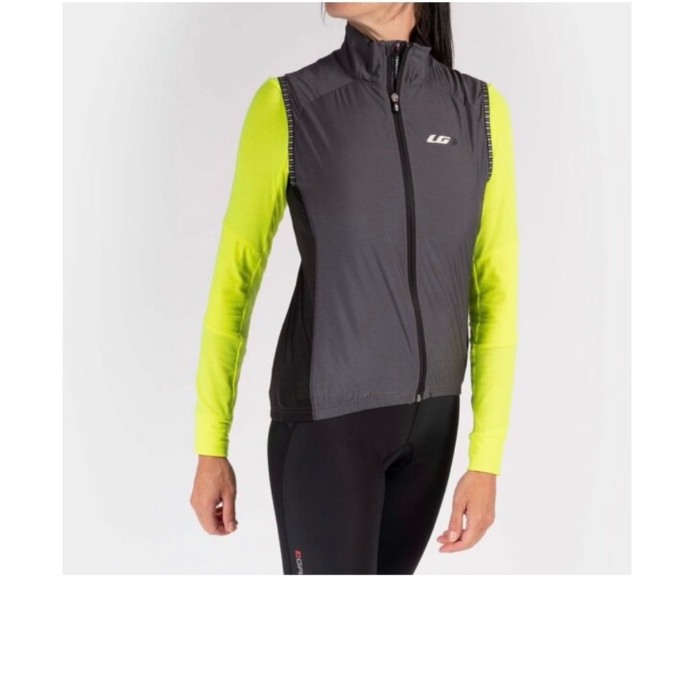 Louis Garneau Women's Nova 2 Cycling Vest Size Small NEW Black Gray